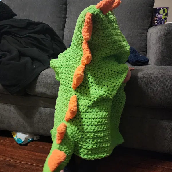 Easy Dino VEst-Crocheetpattern